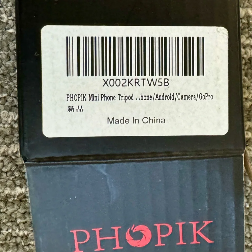 Phopik AJ-07 Flexible Tripod in Box - Never Used